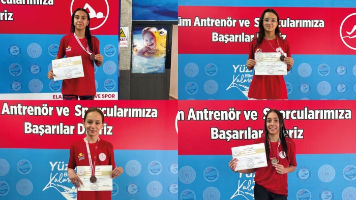 Eskişehirli yüzücüler Elazığ’da kürsüyü bırakmadı: 20 madalyayla döndüler
